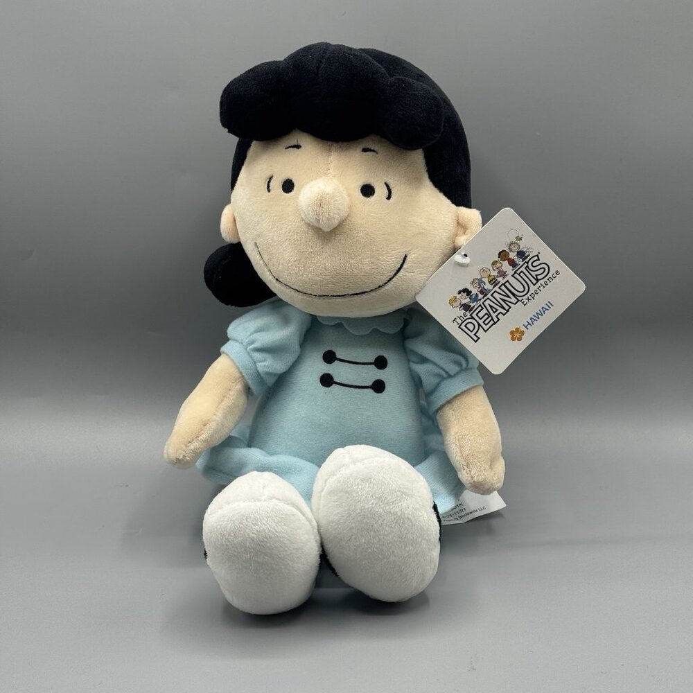 Peanuts Hawaii Charlie Brown LUCY Plush Stuffed Toy 14"